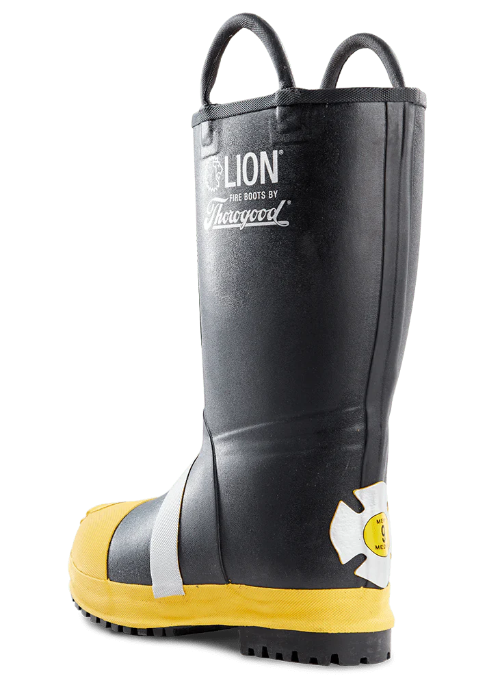 HellFire Kevlar Insulated 14" Pull-On Rubber Structural Boots - Image 4