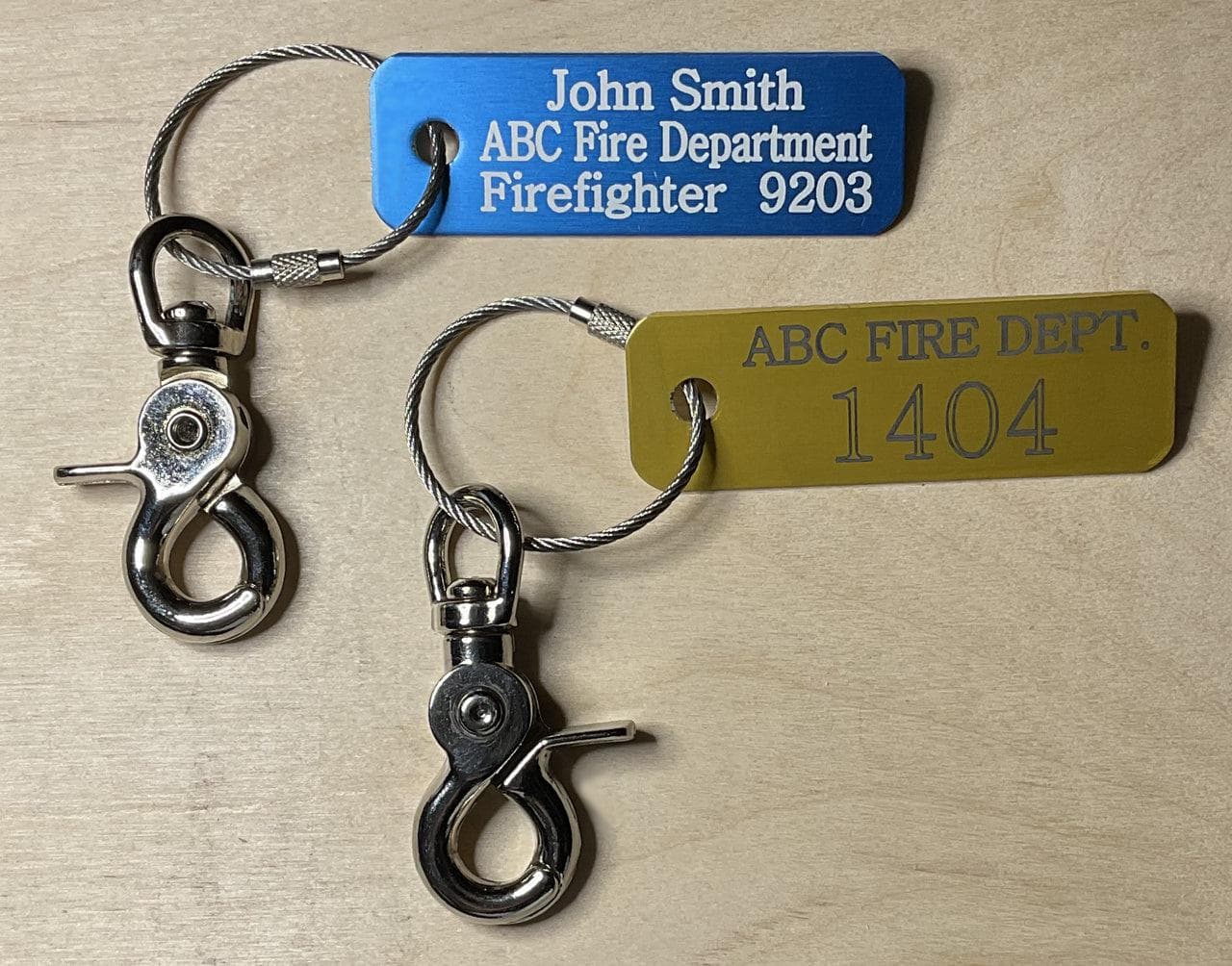 Anodized Aluminum Accountability Tag