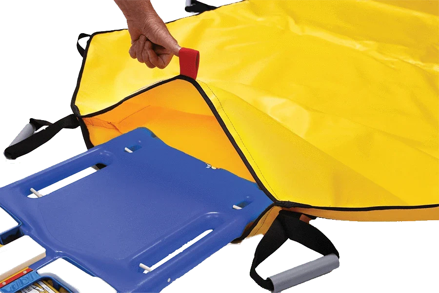 Bariatric Transfer Sheet with Pouch and Backboard Insert