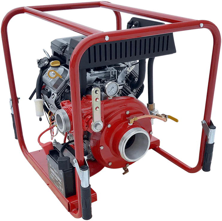 CET 18 HP High Volume Skid Frame Pump - Electric Start