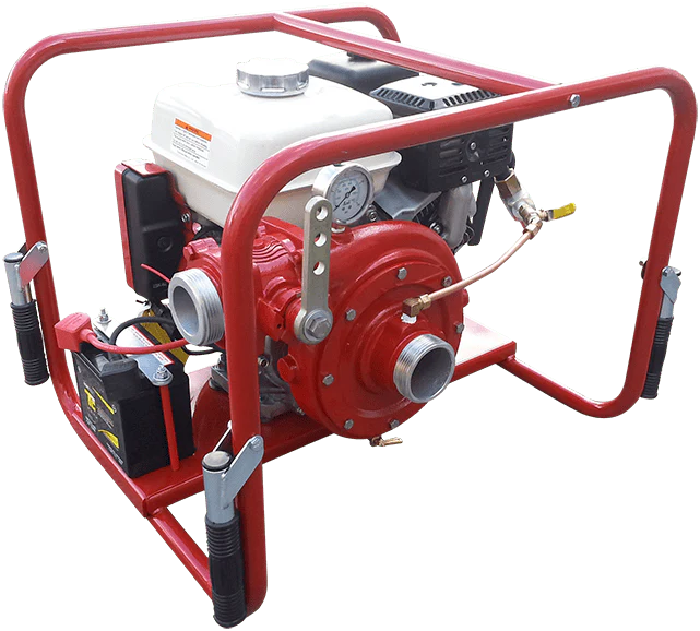 CET 9 HP High Volume Skid Frame Pump - Electric Start