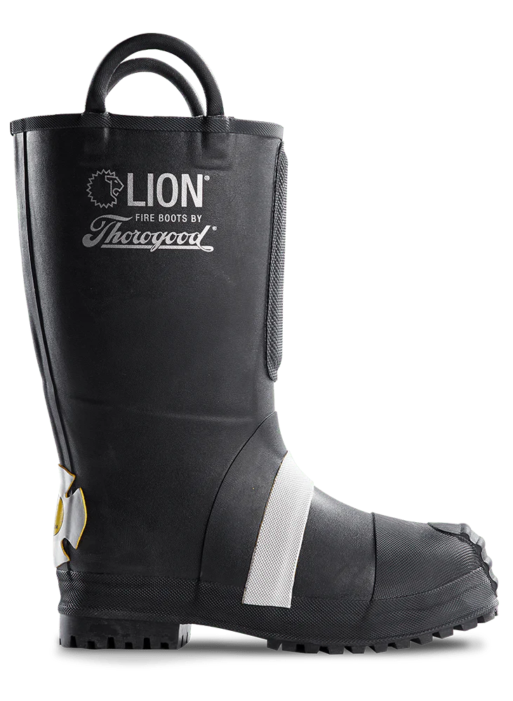 Hellfire Insulated 14" Rubber Firefighter Boot - Image 3