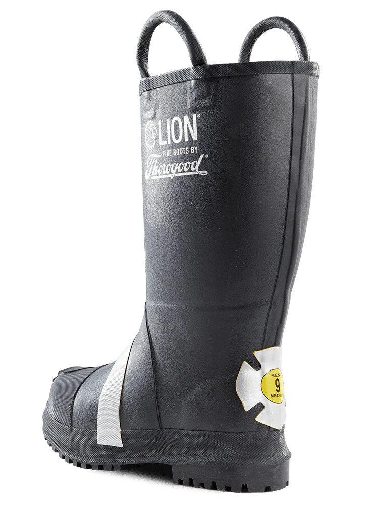 Hellfire Insulated 14" Rubber Firefighter Boot - Image 4
