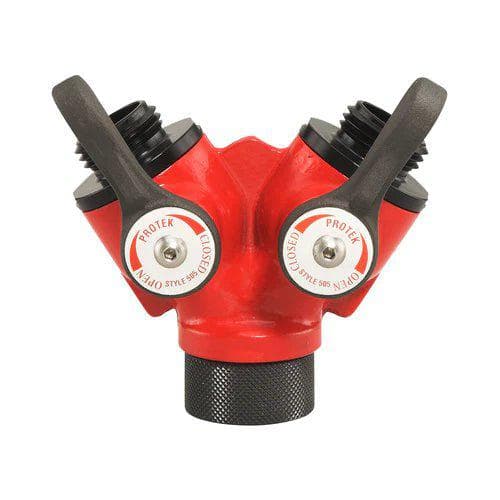 Forestry Wye Valve (1) 1" Female NH Inlet x (2) 1" Male NH Outlets