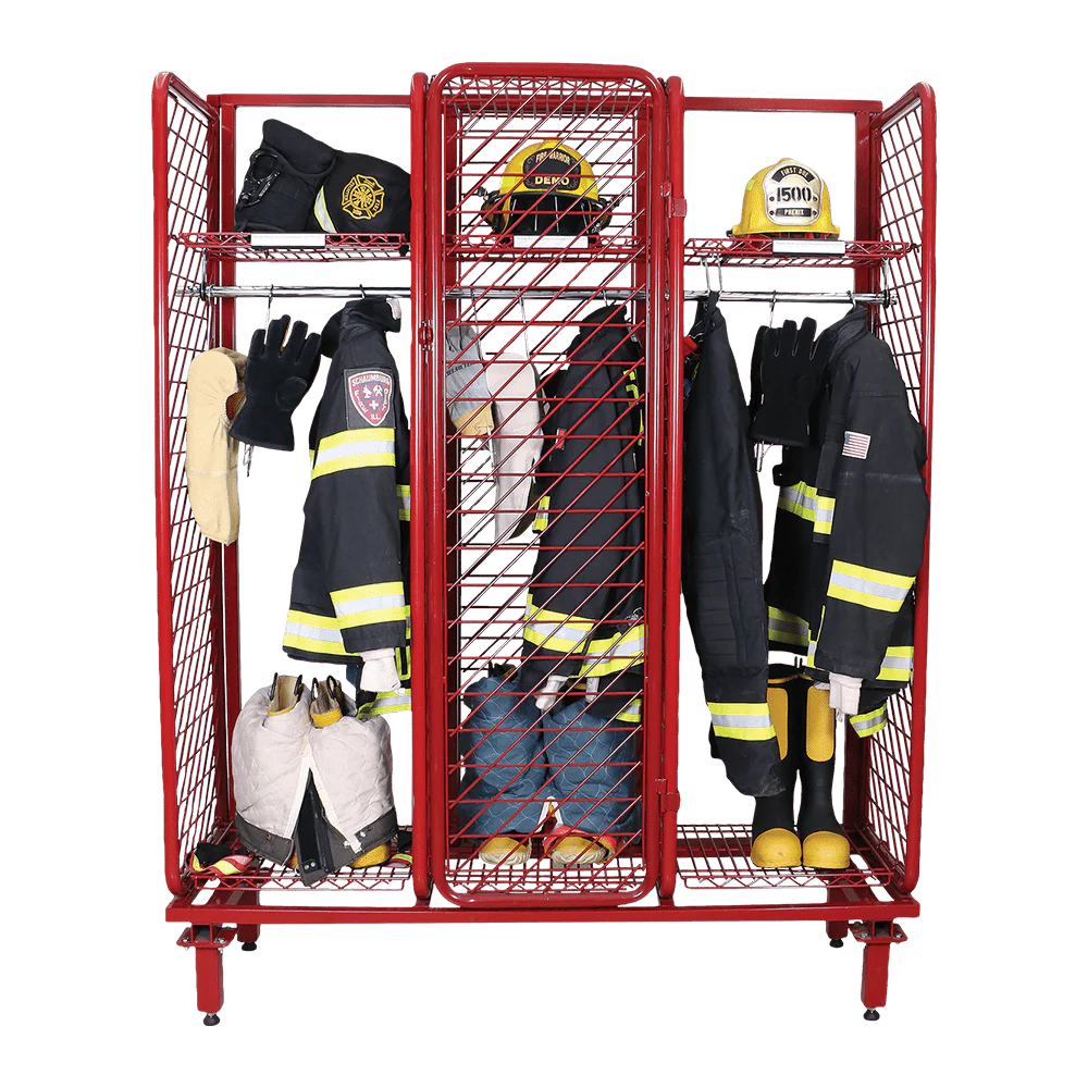 Freestanding Red Rack 24" Wide