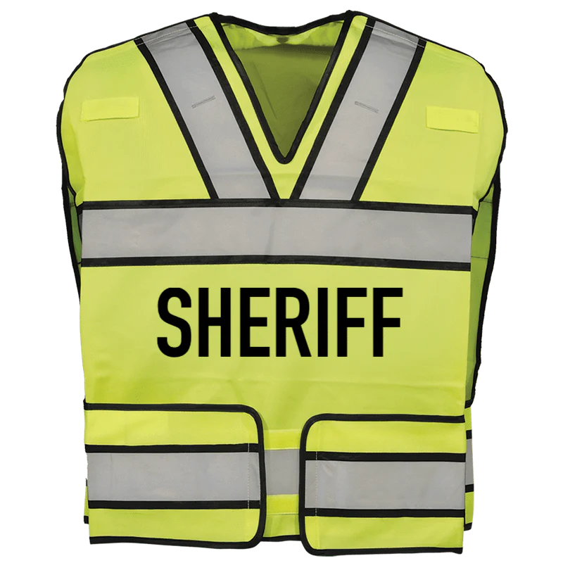 Bright Star Vest – Lime with Black-Edged Silver Trim - Image 5