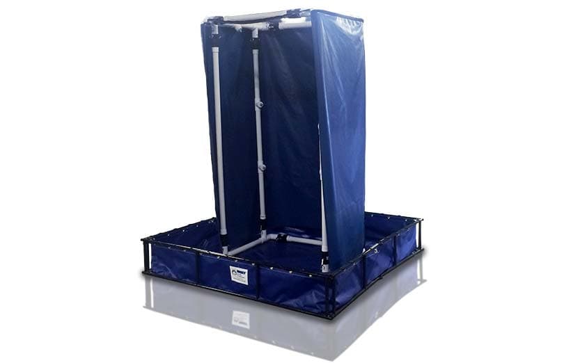 Husky Portable Decontamination Pool with Shower