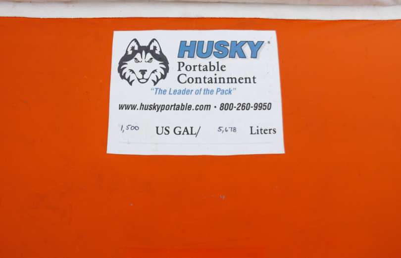Husky Self-Supporting Frameless Portable Water Low-Side Tank - Image 2