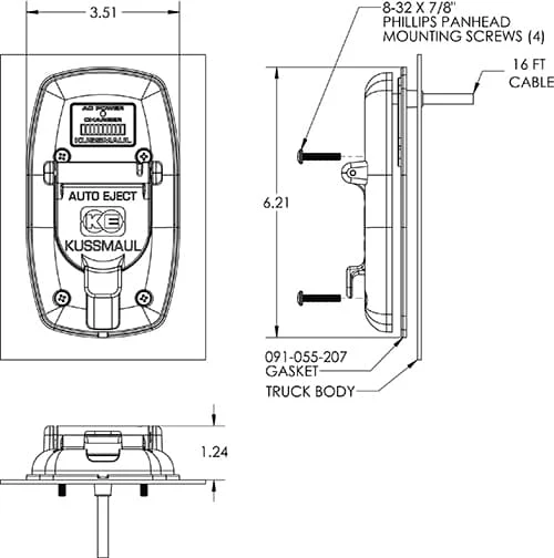 Kussmaul Super Auto Eject Deluxe Cover with Bar Graph Display - Image 2