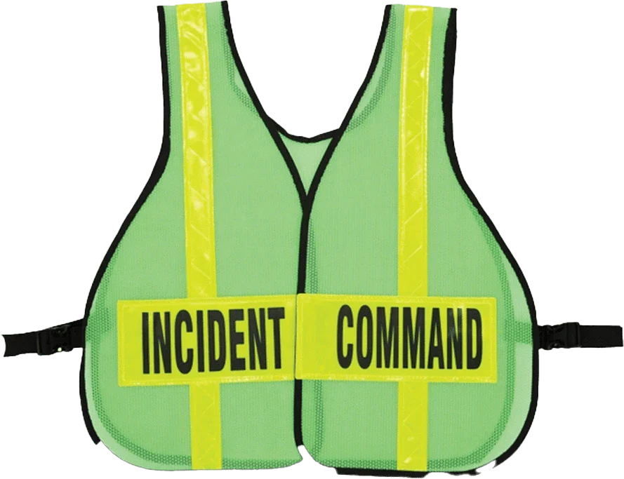 LARGE Safety Command Vest with Front Closure