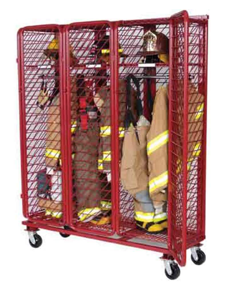 Ready Rack Single Sided Mobile Red Rack 18" Wide - Image 2