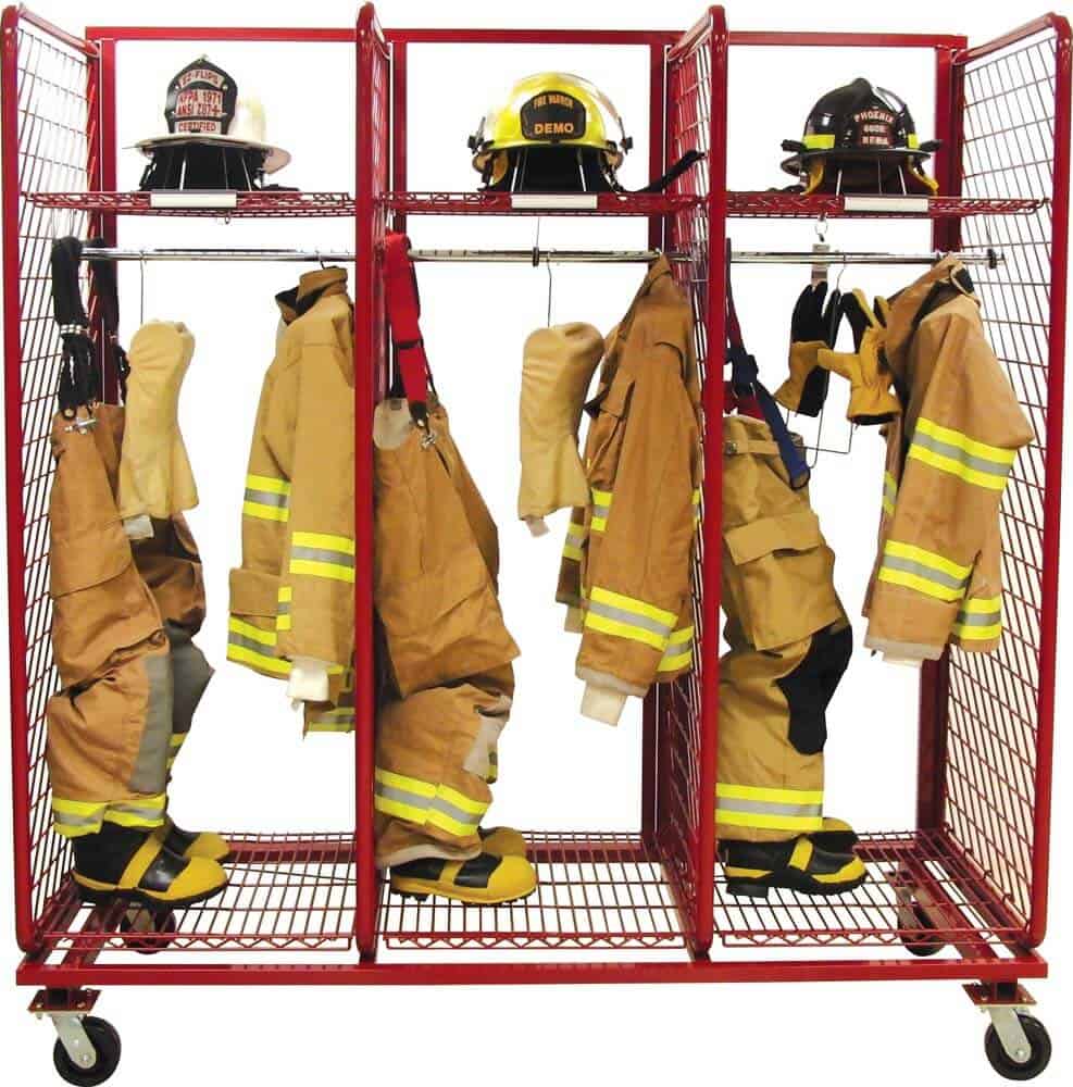 Ready Rack SOS Rack 3 Section PPE/Turnout/Dive Gear Storage