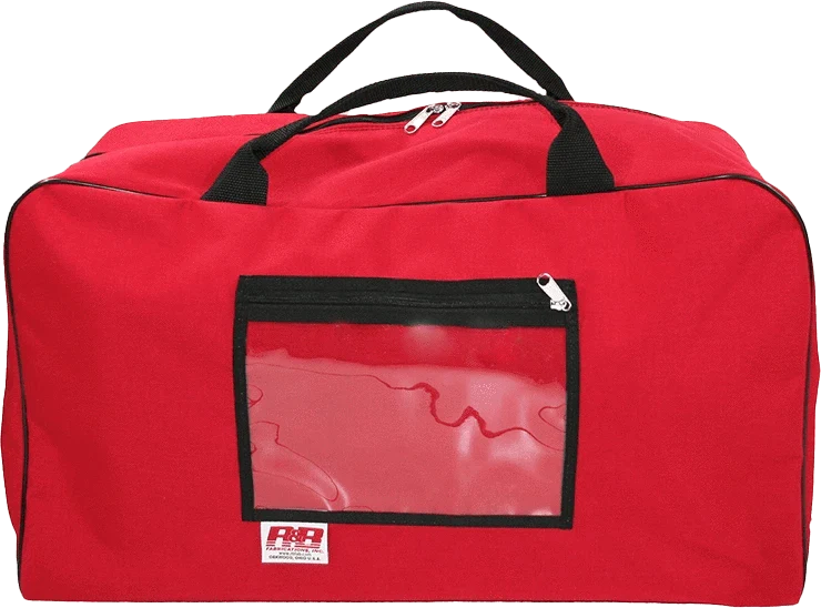 Red Hazardous Chemical Suit Bag