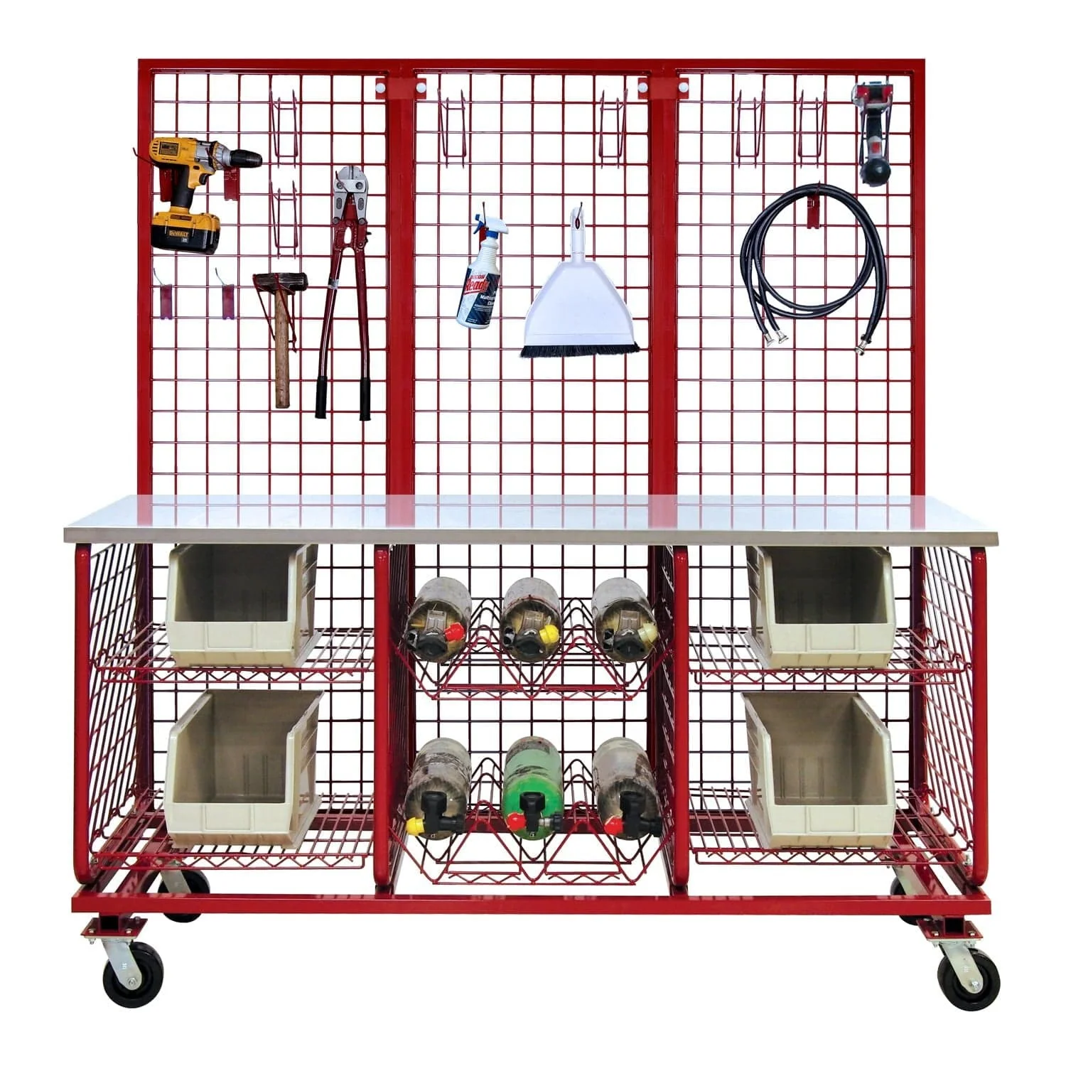 Red Rack Worktable System - Image 2
