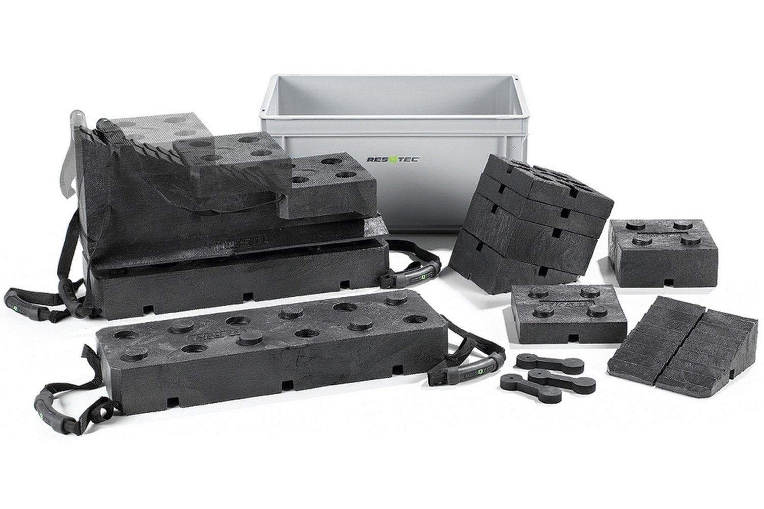 Power Hawk 4-Point Plus Cribbing Set with Storage Box