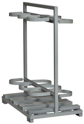 SCBAS Back to Back Self Standing Vertical A.S.M.E. Racks