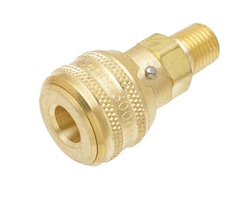 SCBAS Low Pressure Quick Disconnect Hansen Coupling X 1/4" NPT Male