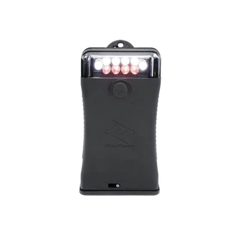 Scout Clip Light with White and Red LEDs – Black