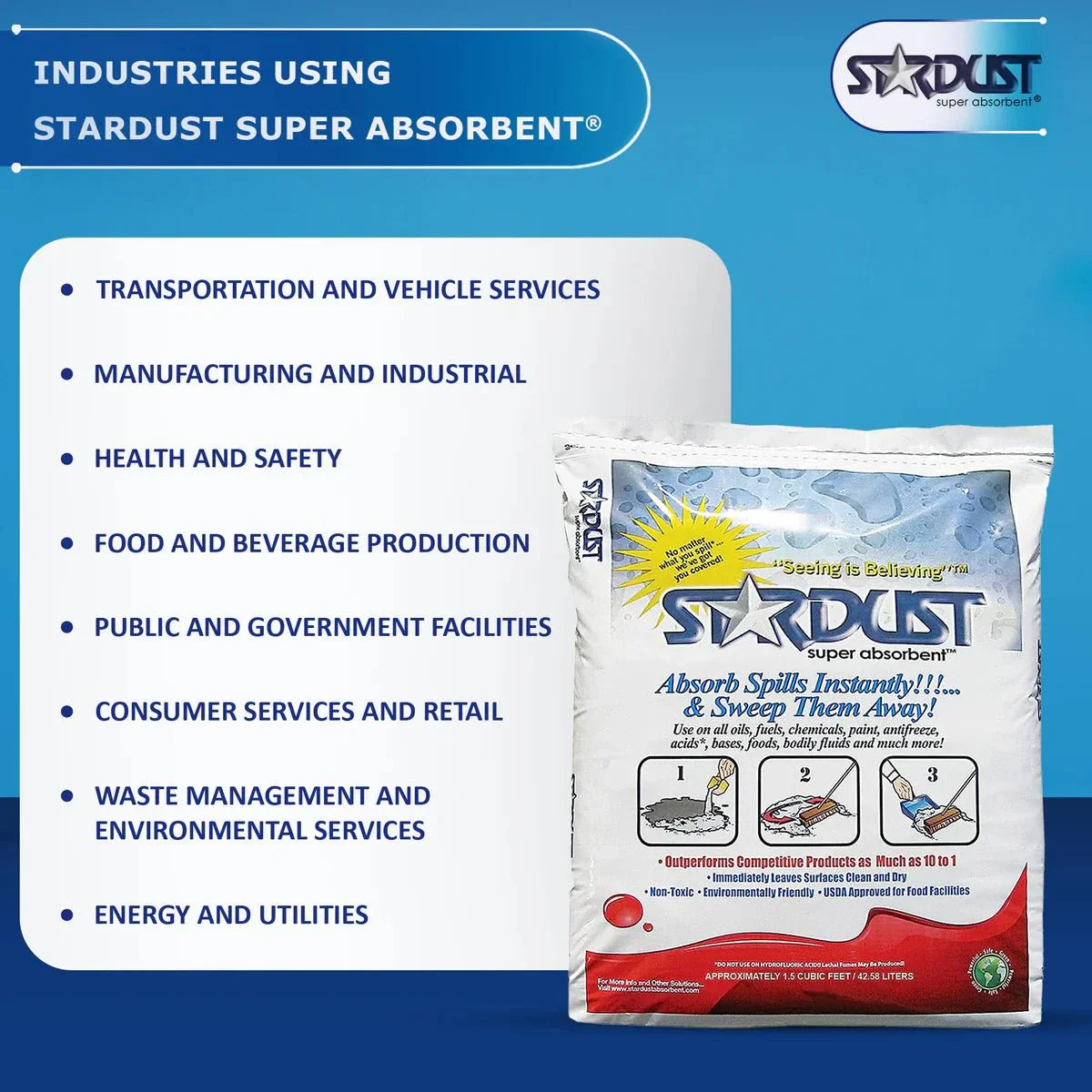 STARDUST Super Absorbent® 1.5 Cubic Foot Bag - 4 Bag Set - Image 7