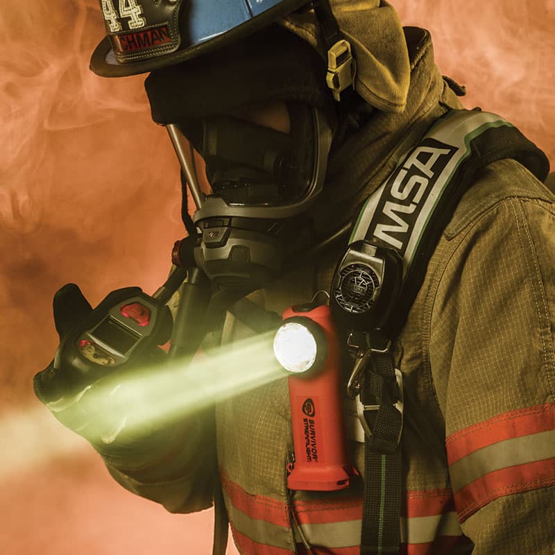 Streamlight Survivor® LED Firefighter Flashlight - Right Angle, Rechargeable - Image 4