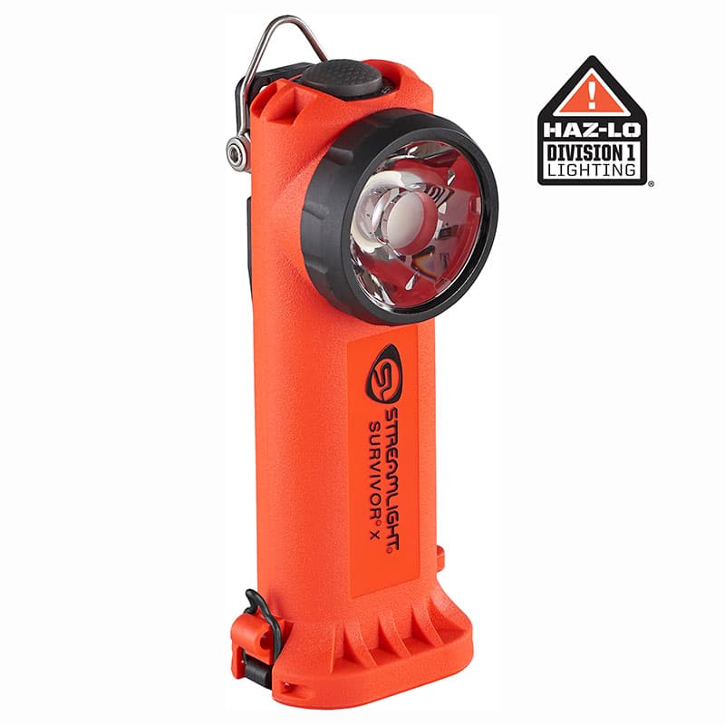 Streamlight Survivor® X LED Firefighter Flashlight - Right Angle, Alkaline