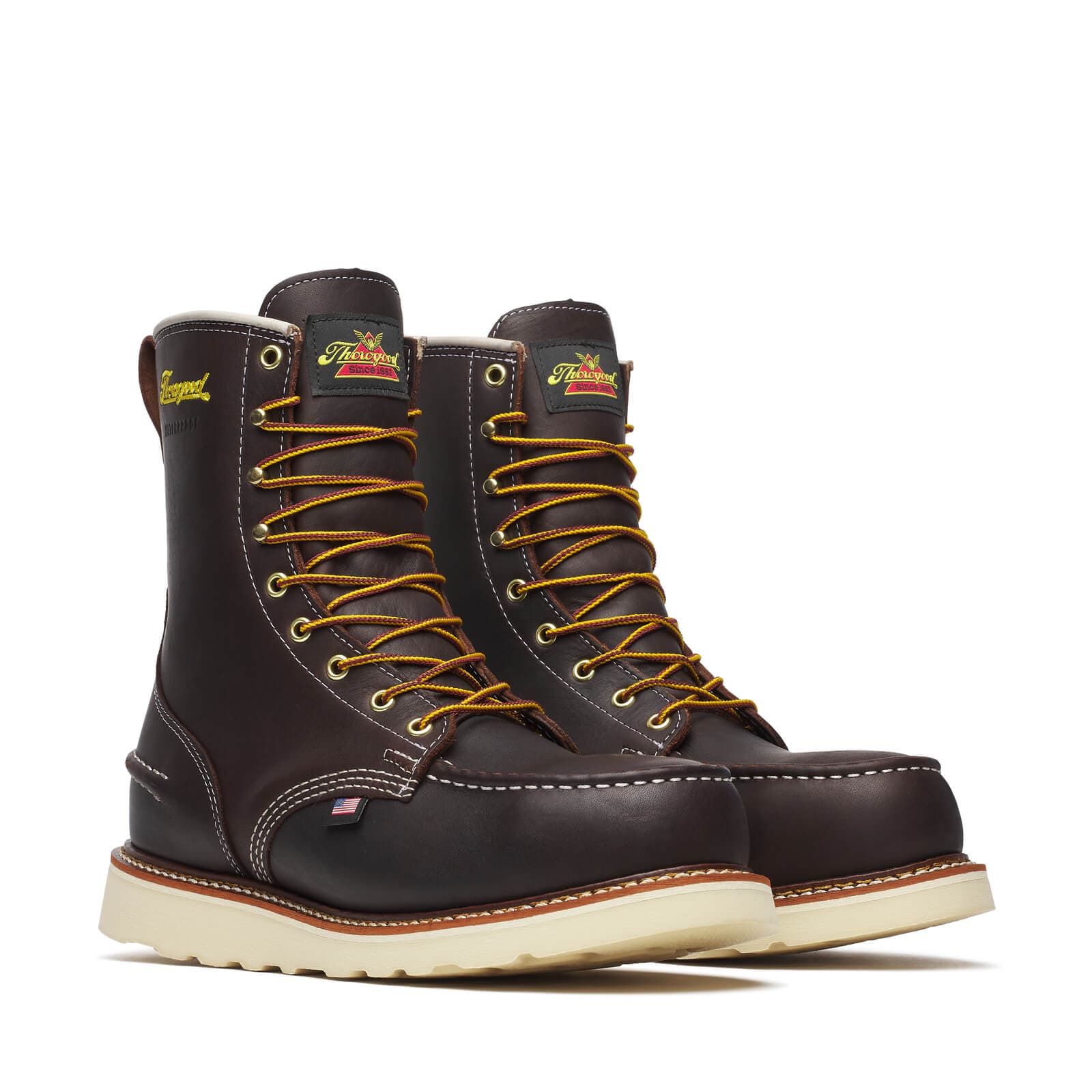 Thorogood 1957 Series Waterproof 8″ Briar Pitstop Safety Toe - Men's