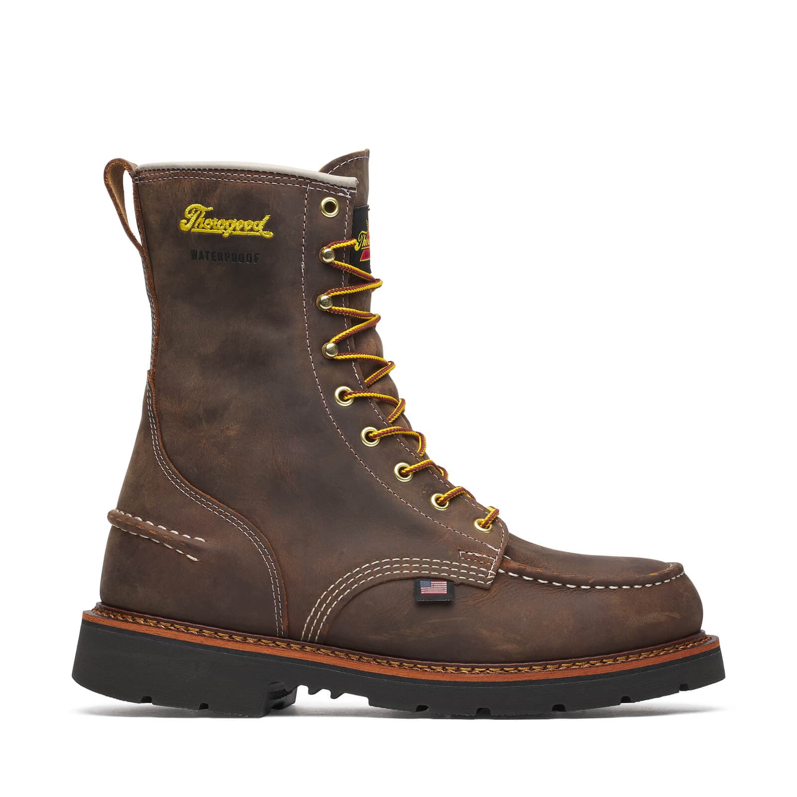 Thorogood 1957 Series Waterproof 8″ Crazy Horse Moc Toe - Men's - Image 2
