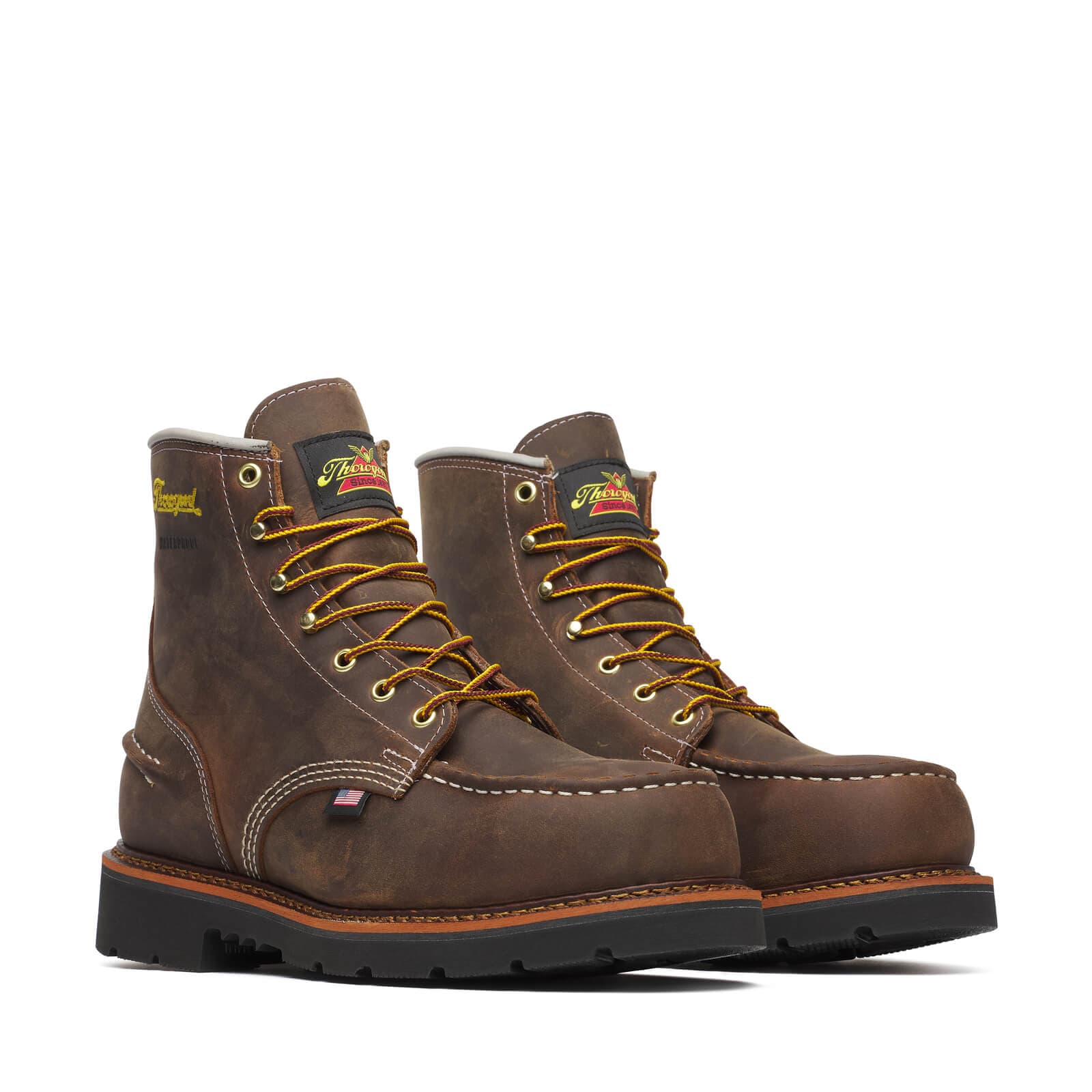 Thorogood 1957 Series Waterproof Safety Toe 6″ Crazy Horse Moc Toe - Men's