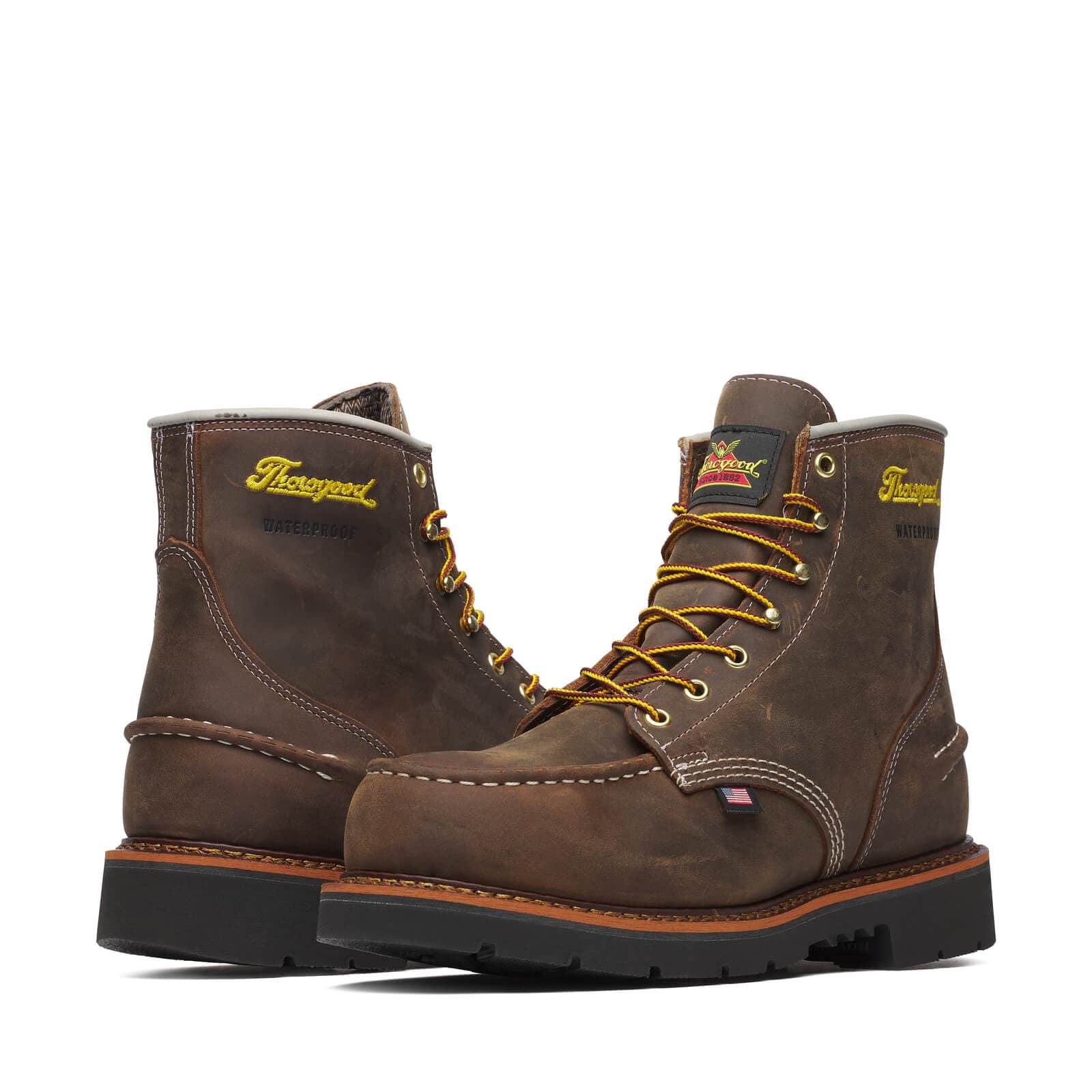 Thorogood 1957 Series Waterproof Safety Toe 6″ Crazy Horse Moc Toe - Men's - Image 3