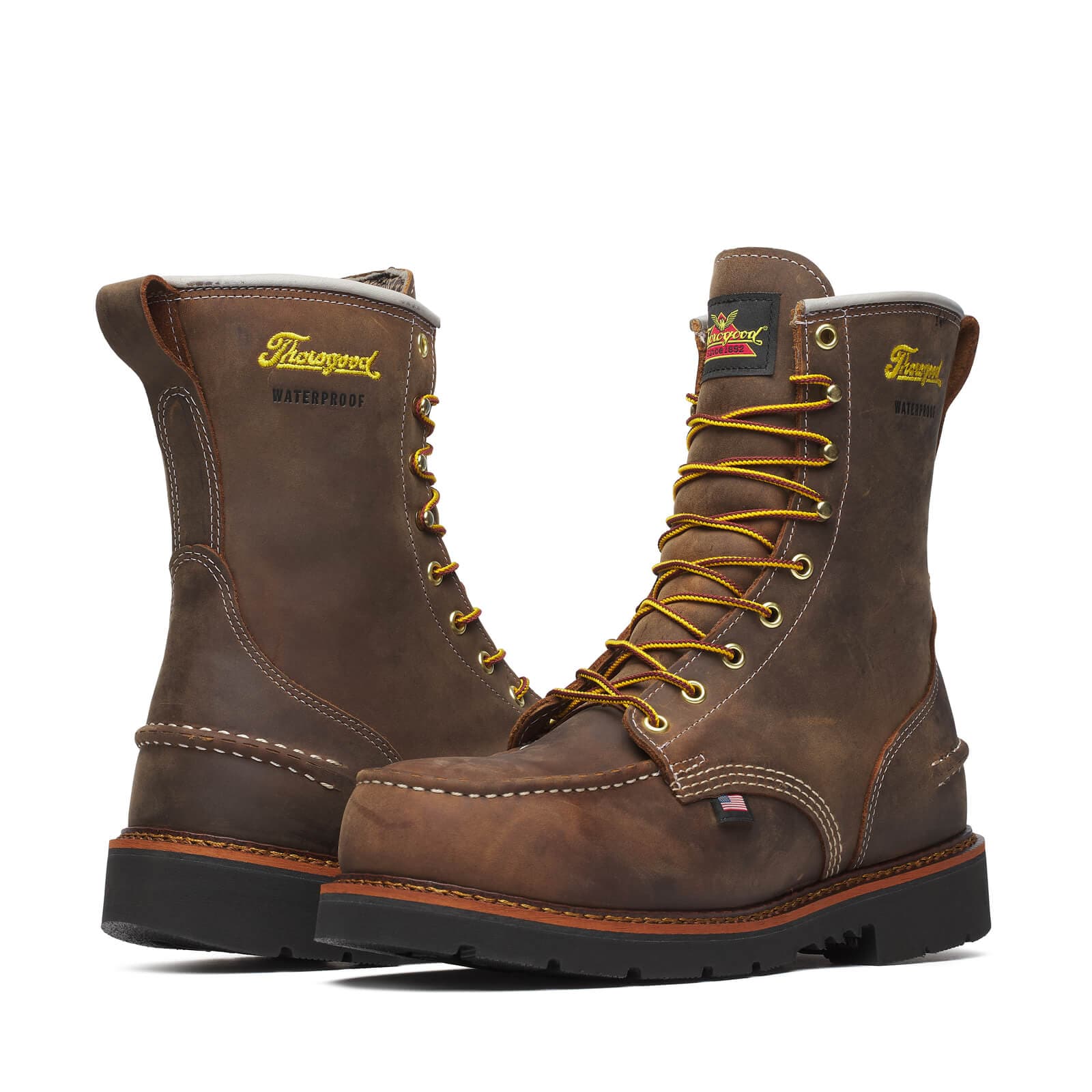Thorogood 1957 Series Waterproof Safety Toe 8″ Crazy Horse Moc Toe - Men's - Image 3