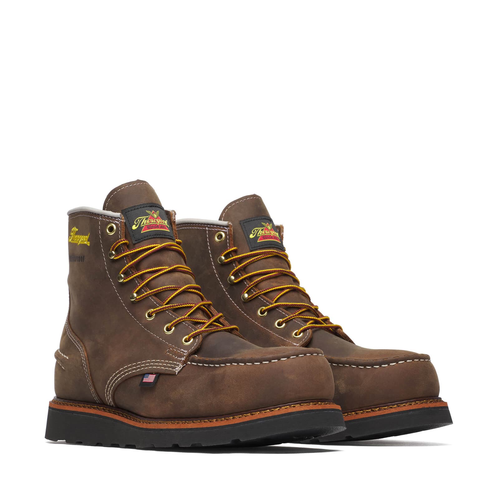 Thorogood 1957 Series WP 6″ Crazy Horse Steel Moc Toe - Men's