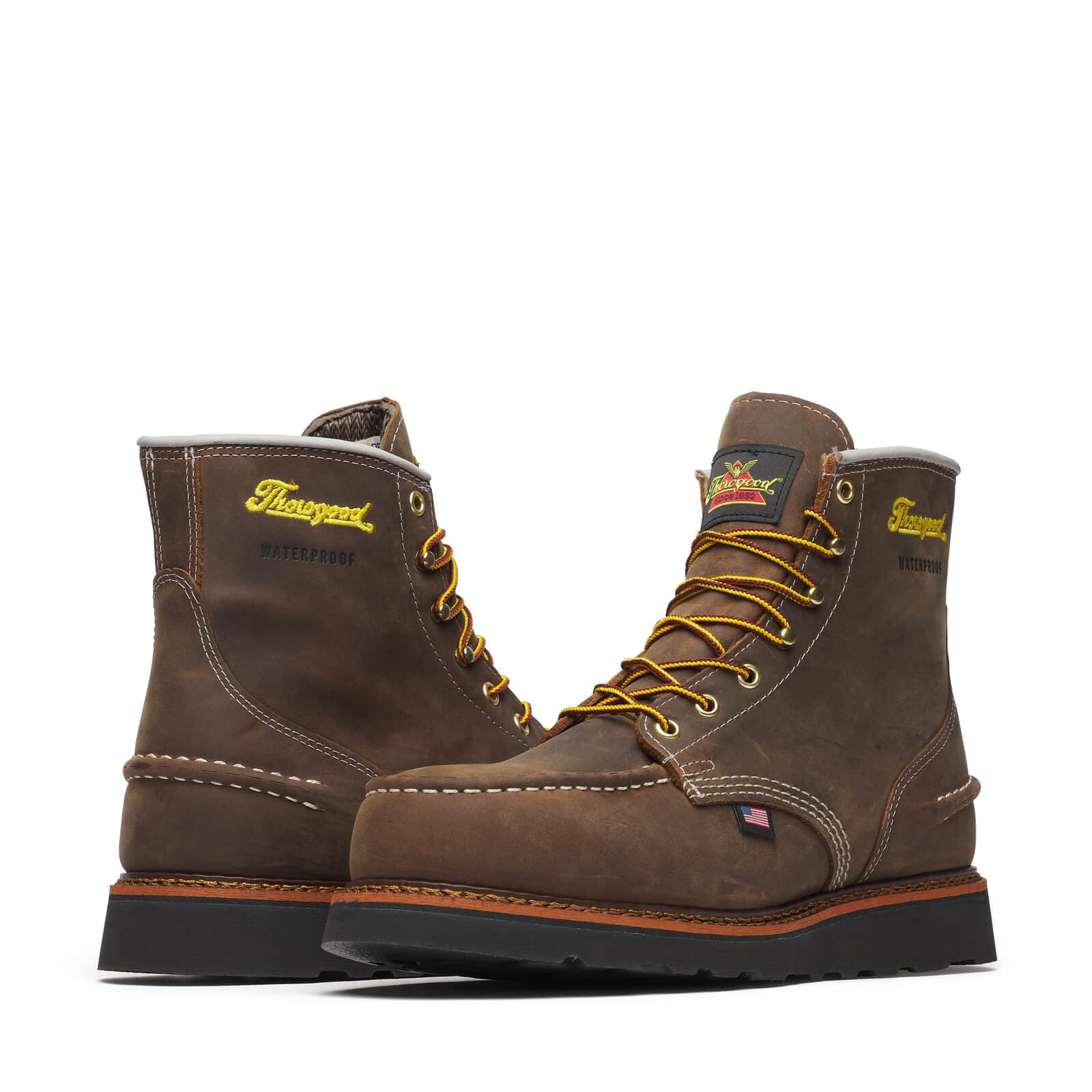 Thorogood 1957 Series WP 6″ Crazy Horse Steel Moc Toe - Men's - Image 2