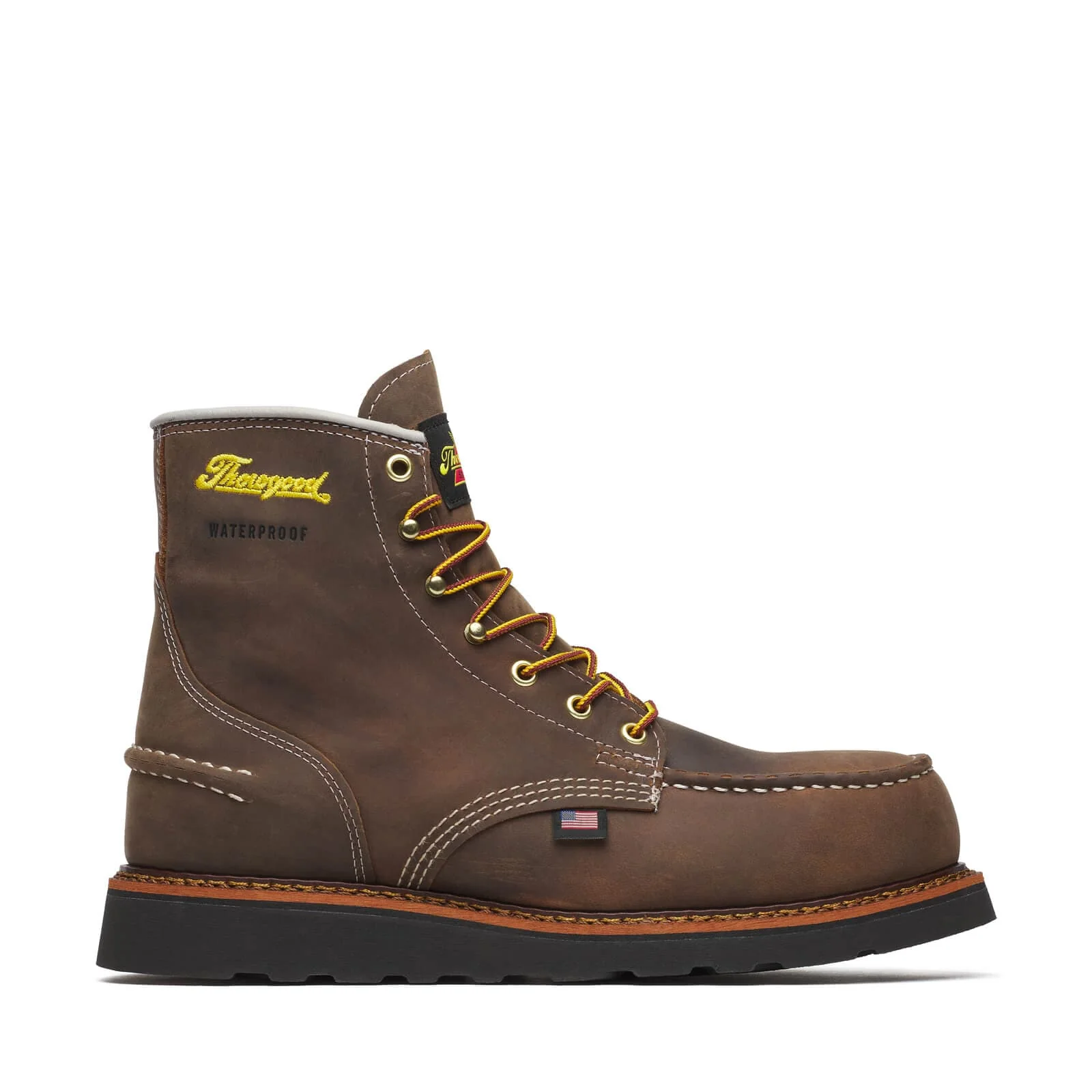 Thorogood 1957 Series WP 6″ Crazy Horse Steel Moc Toe - Men's - Image 3