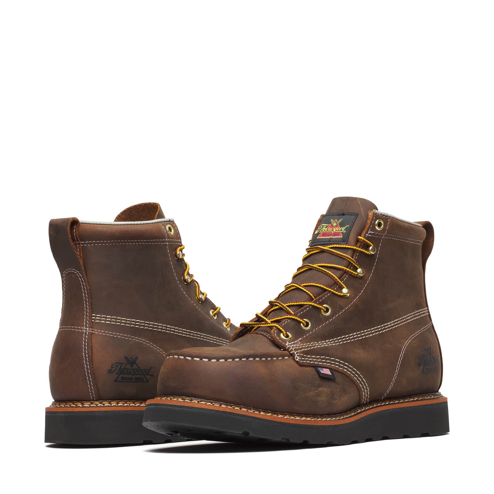 Thorogood 6″ Crazy Horse Safety Toe - Men's - Image 3