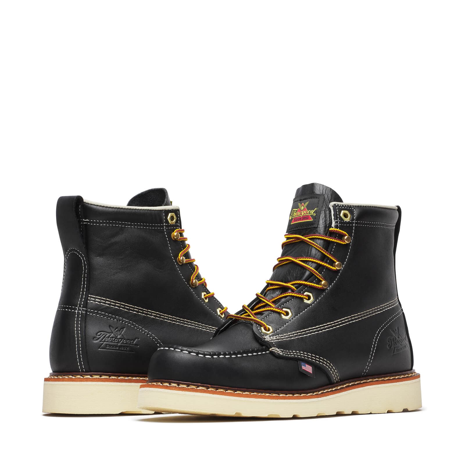 Thorogood American Heritage 6″ Black Moc Toe - Men's - Image 3