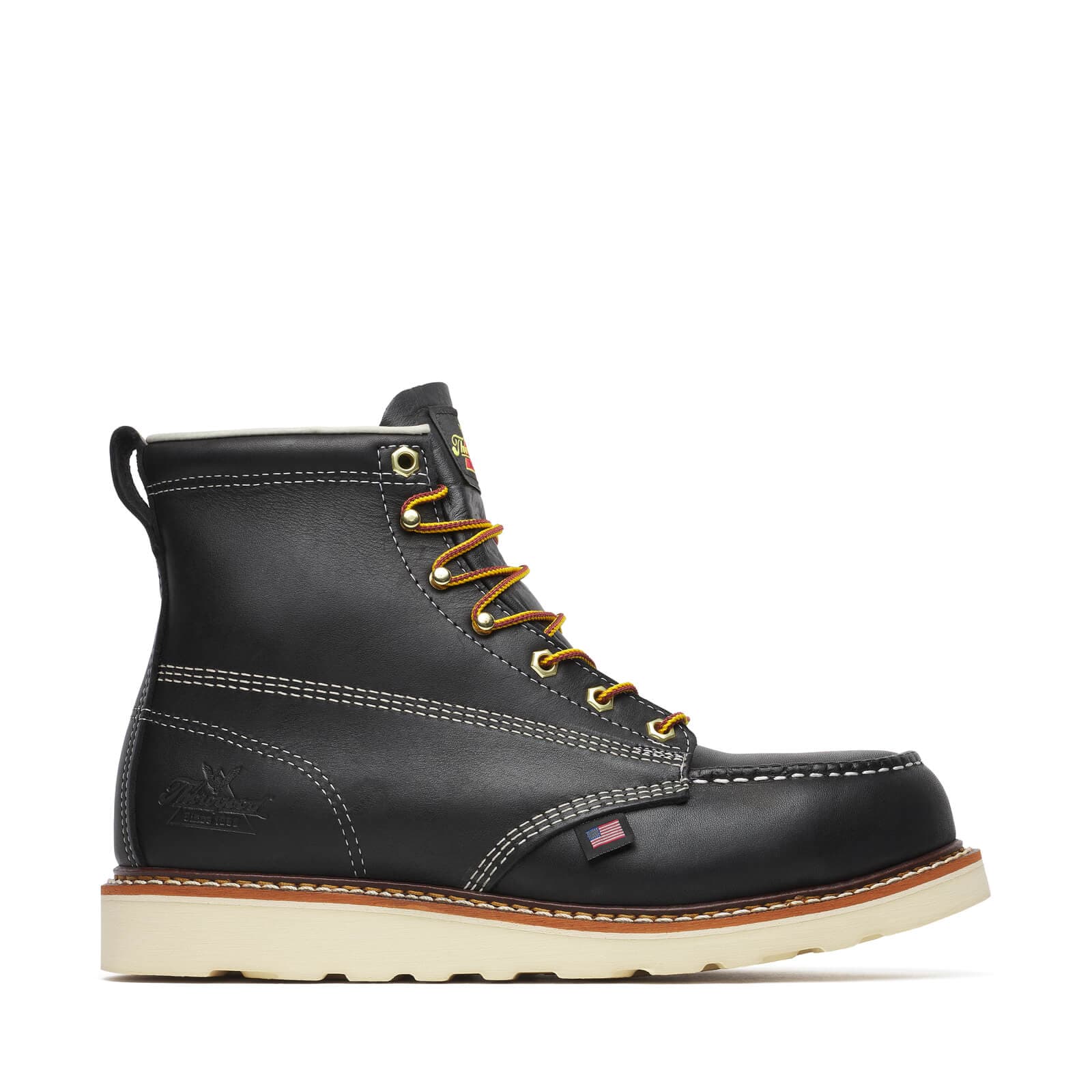 Thorogood American Heritage 6″ Black Safety Toe - Men's - Image 2