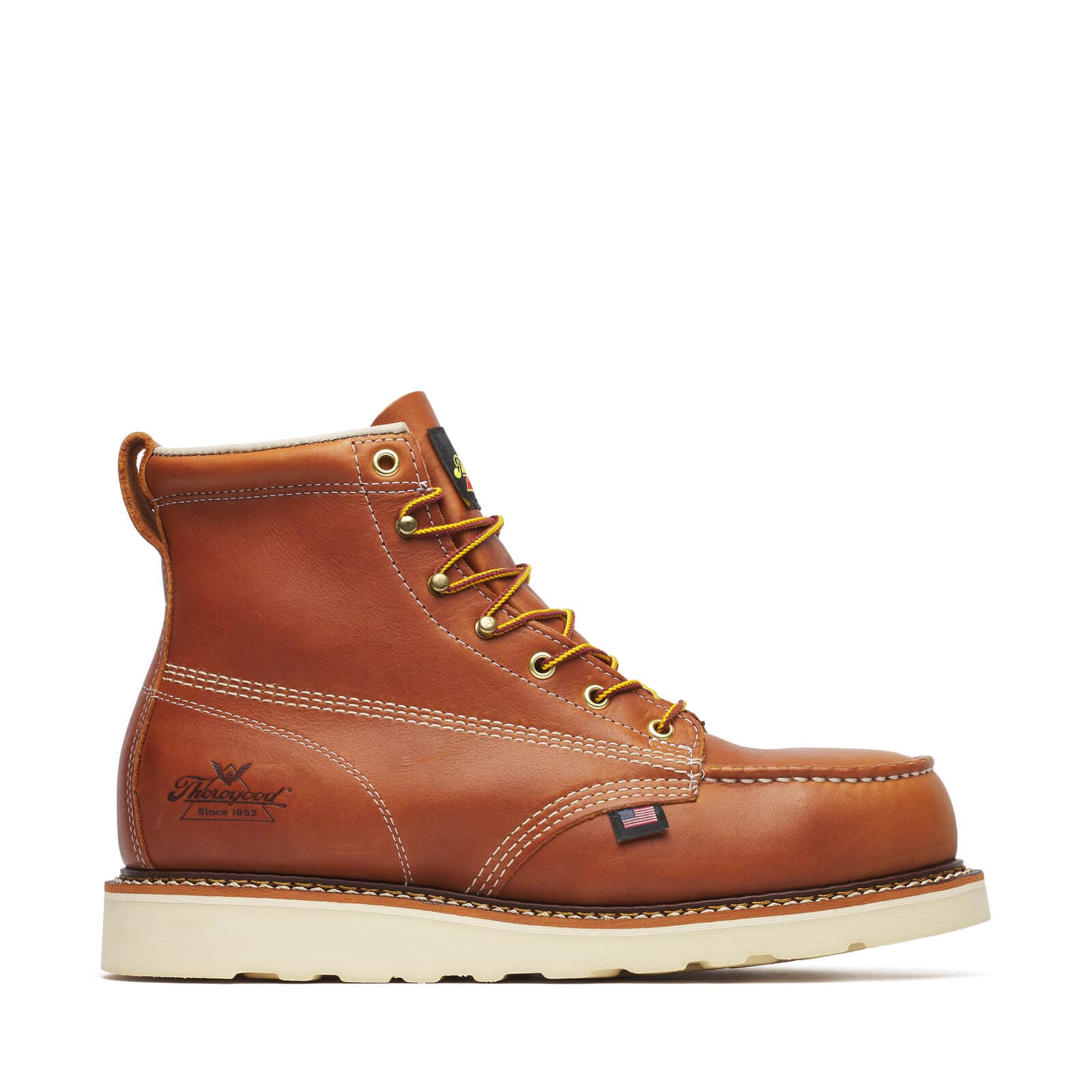 Thorogood American Heritage 6″ Tobacco Safety Toe - Men's - Image 2