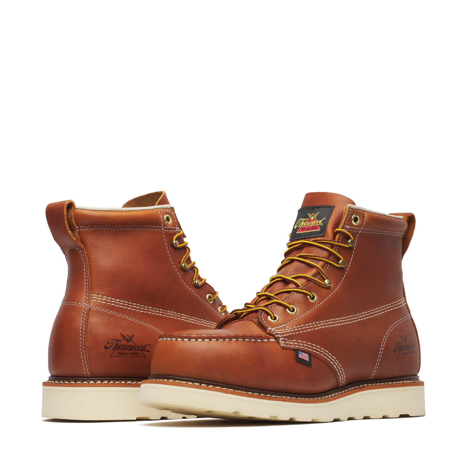 Thorogood American Heritage 6″ Tobacco Safety Toe - Men's - Image 3