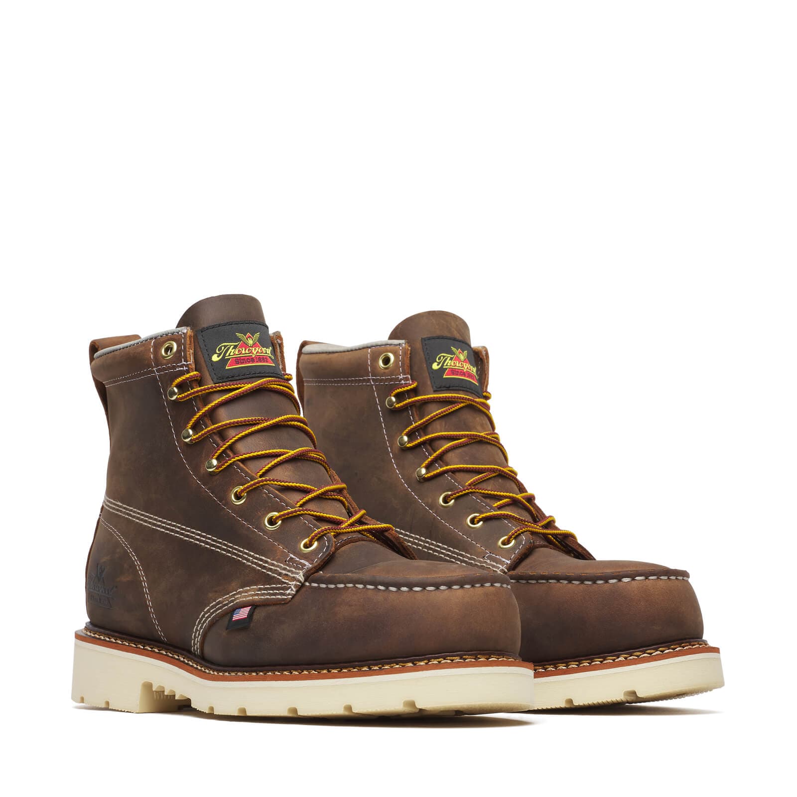 Thorogood American Heritage 6″ Trail Crazy Horse Safety Toe - Men's