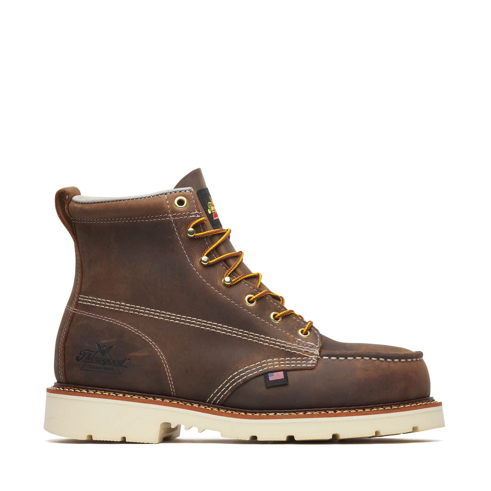 Thorogood American Heritage 6″ Trail Crazy Horse Safety Toe - Men's - Image 2