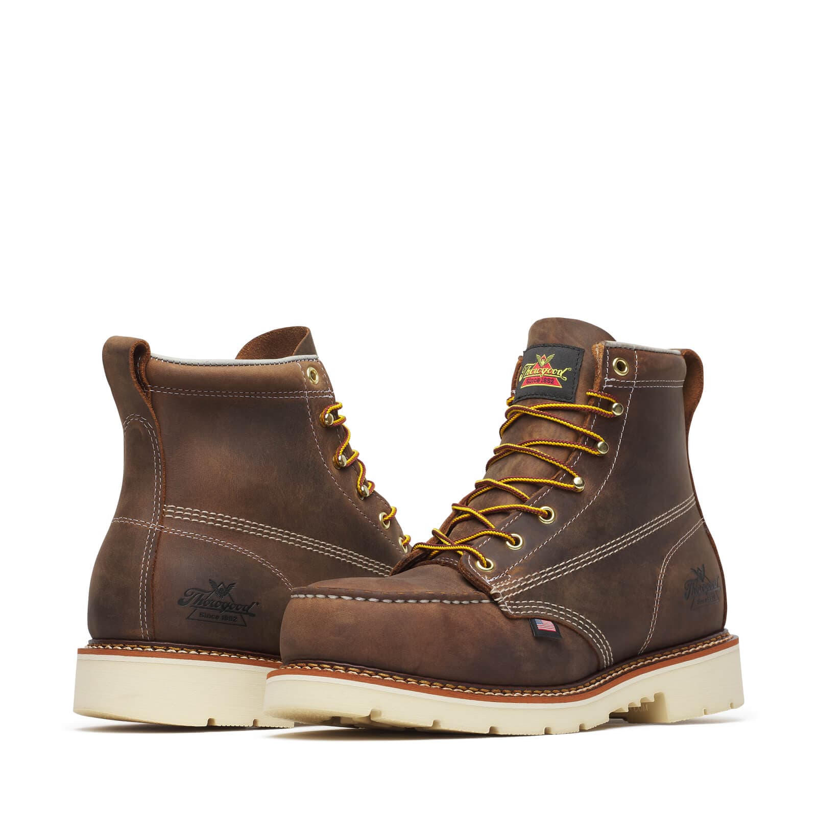 Thorogood American Heritage 6″ Trail Crazy Horse Safety Toe - Men's - Image 3