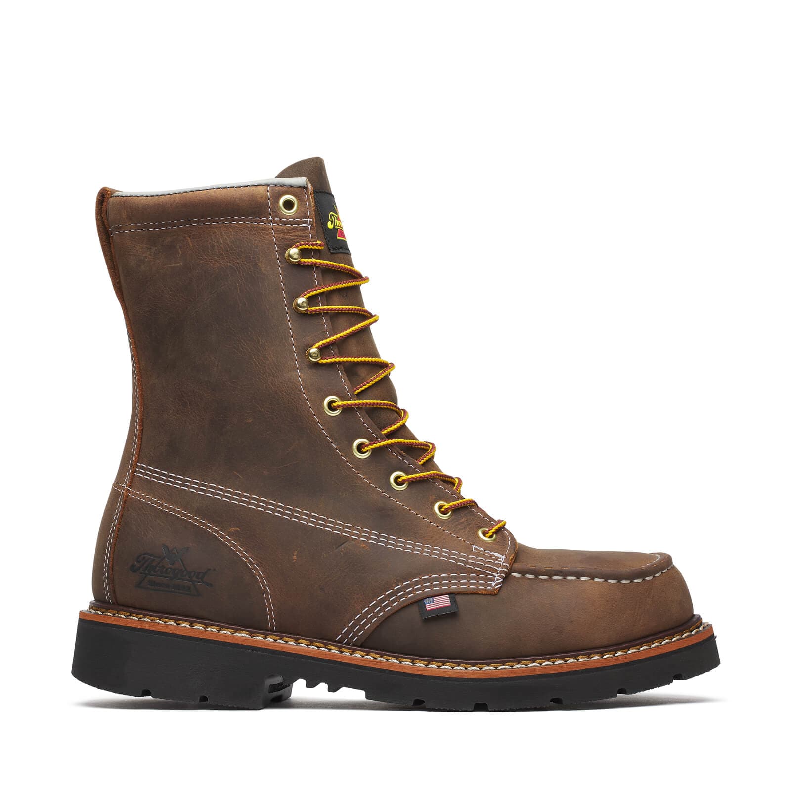 Thorogood American Heritage 8″ Crazy Horse Steel Moc Toe - Men's - Image 3