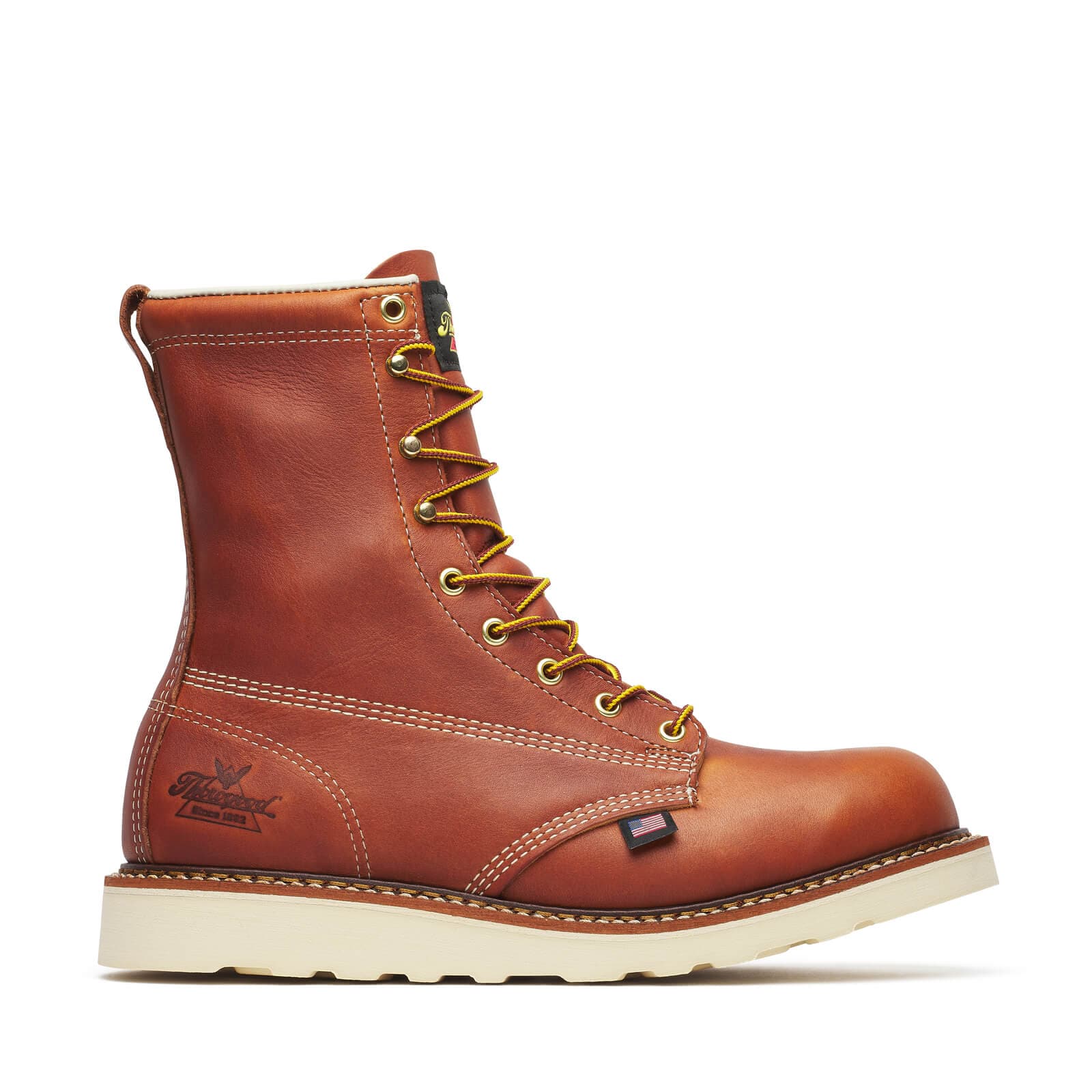 Thorogood American Heritage 8″ Tobacco Plain Toe MAXWear Wedge™ - Men's - Image 2
