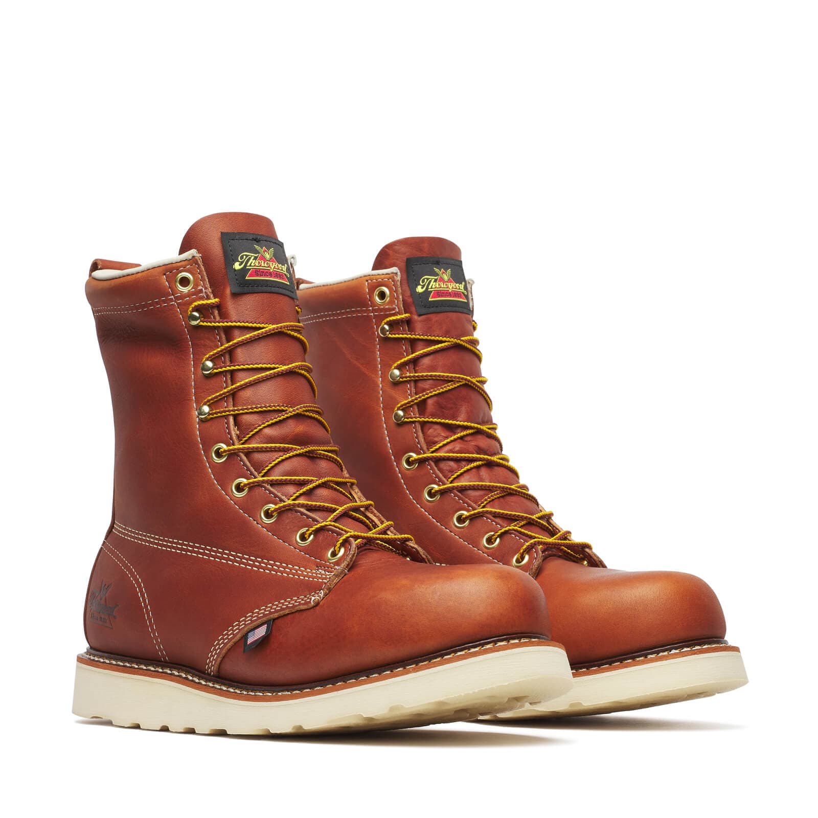 Thorogood American Heritage 8″ Tobacco Safety Toe - Men's