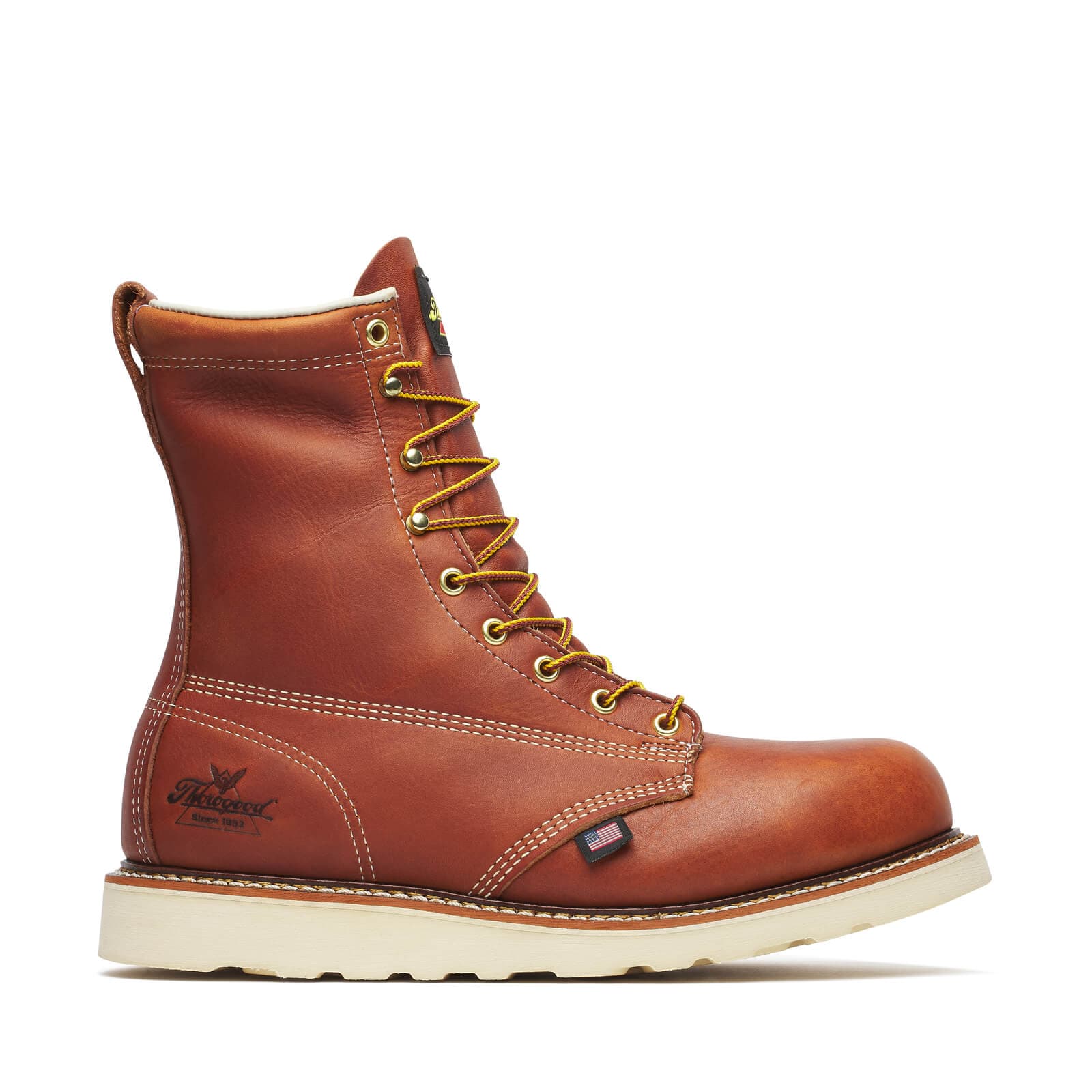 Thorogood American Heritage 8″ Tobacco Safety Toe - Men's - Image 2