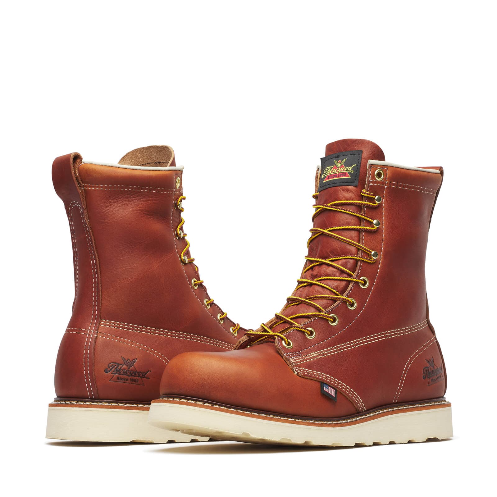 Thorogood American Heritage 8″ Tobacco Safety Toe - Men's - Image 3