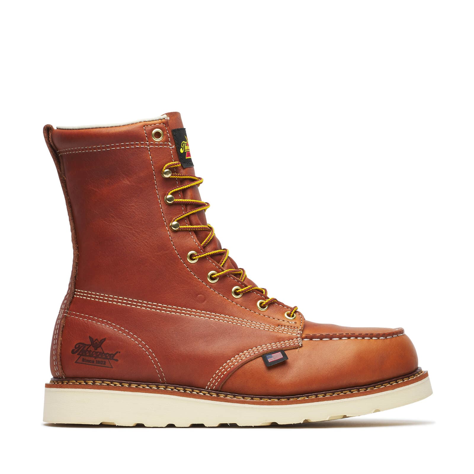 Thorogood American Heritage 8″ Tobacco Safety Toe - Men's - Image 2