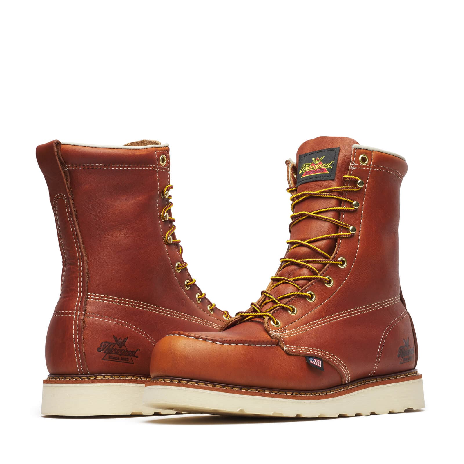 Thorogood American Heritage 8″ Tobacco Safety Toe - Men's - Image 3