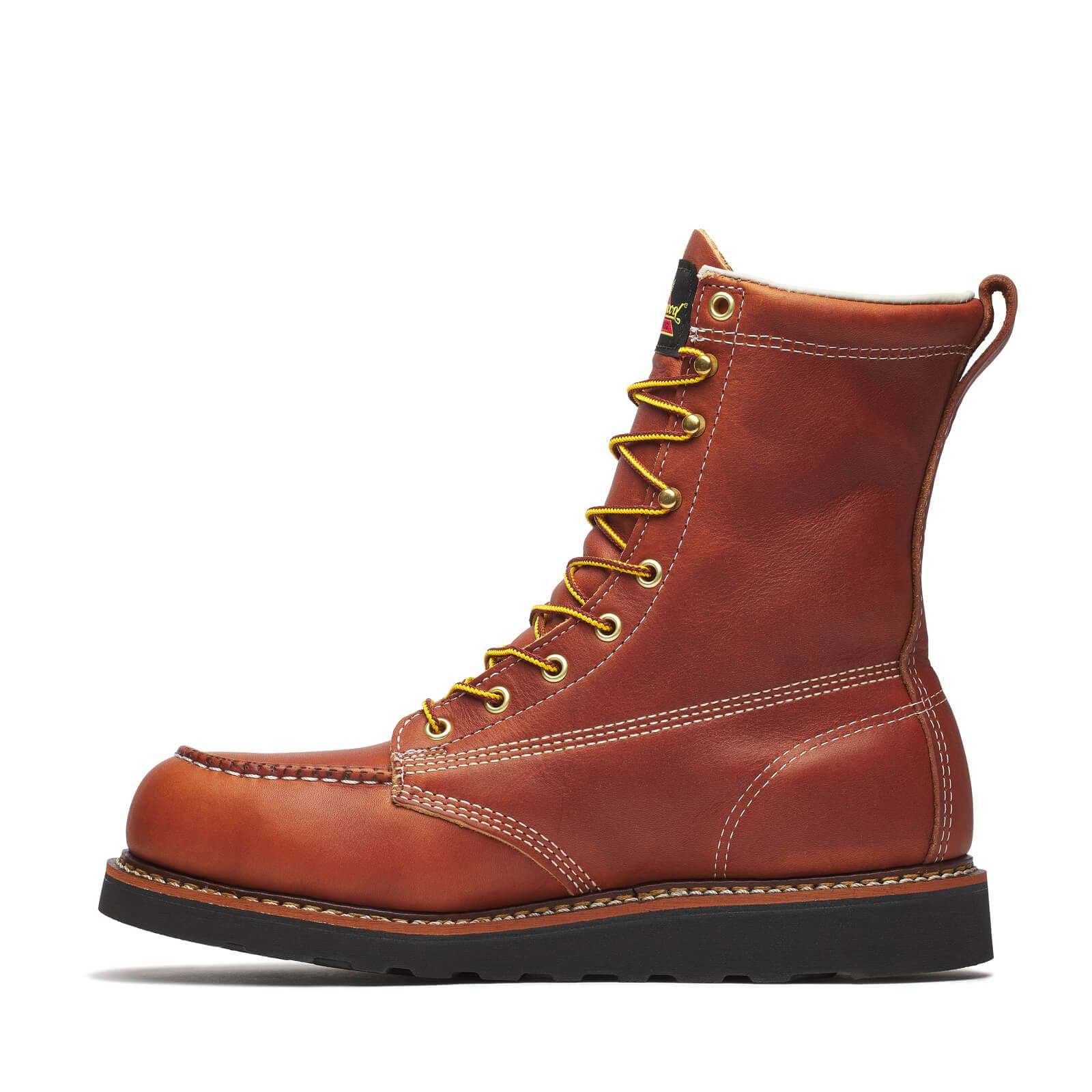 Thorogood American Heritage 8″ Tobacco Steel Moc Toe - Men's - Image 4