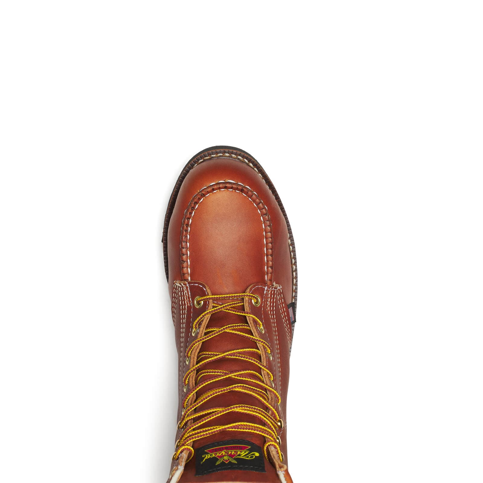 Thorogood American Heritage 8″ Tobacco Steel Moc Toe - Men's - Image 6